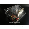 Popular acrylic tabletop makeup bins with 12 compartments